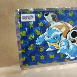 Pokemon Card Japanese Topsun Blastoise No.009 Holo Prism - Image 2