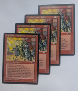 Magic Mtg Alliances Varchild's War-Riders x4 lightly played - Image 1