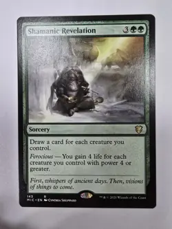 Shamanic Revelation Commander: Innistrad: Midnight Hunt Regular Mtg - Image 1