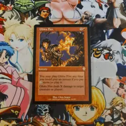 MTG Ghitu Fire 🇬🇧 Nm Invasion Magic the Gathering OG Card Karte 2000 - Image 2