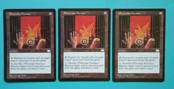 Magic the Gathering MTG Weatherlight PHYREXIAN FURNACE X 3 LP/EX U 1997! - Image 1