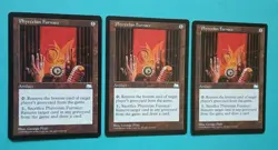 Magic the Gathering MTG Weatherlight PHYREXIAN FURNACE X 3 LP/EX U 1997! - Image 2