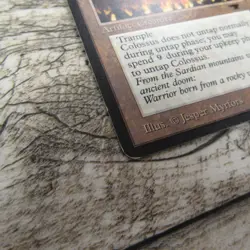 Magic The Gathering MTG Colossus Of Sardia Antiquites MP Good Ungraded - Image 2