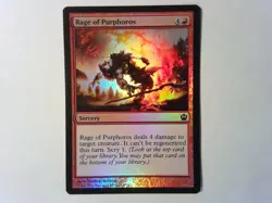 Foil Rage of Purphoros Theros - Magic the Gathering Mtg Red - Image 1