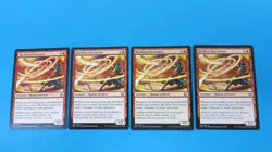 4x RECKLESS FIREWEAVER HUMAN KALADESH MTG MAGIC THE GATHERING NM / UNPLAYED - Image 1