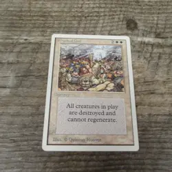 Magic The Gathering MTG Wrath Of God Unlimited Edition MP Good Ungraded - Image 1