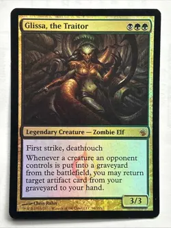 Glissa, the Traitor - Foil LP, English MTG Commander's Arsenal 96/155 1993-2011 - Image 1