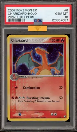 Pokemon Charizard EX Power Keepers Holo Rare #6 PSA 10 Gem Mint - Image 1
