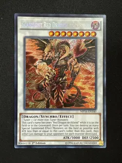 Yugioh! - Scarlight Red Dragon Archfiend - MP16-EN140 - Secret Rare - 1st Ed NM - Image 1