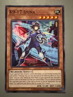 YUGIOH K9-17 IZUNA (EFFECT) ASIA ENGLISH EDITION DBJH-AE031 COMMON - Image 1