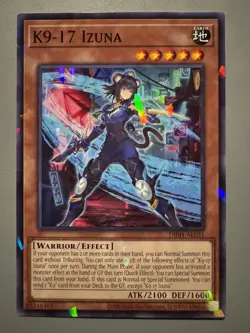 YUGIOH K9-17 IZUNA (EFFECT) ASIA ENGLISH EDITION DBJH-AE031 PARALLEL RARE - Image 1