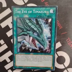 THE EYE OF TIMAEUS 1ST EDITION LEDD-ENA21 1ST EDITION YUGIOH! Card TCG Common NM - Image 1