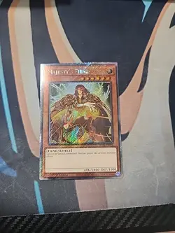 Majesty's Fiend RA04-EN216 1st Edition Platinum Secret Rare NM Yugioh - Image 1