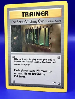 Pokemon Card Gym Heroes The Rocket's Training Gym 104/132 - MP - Image 2
