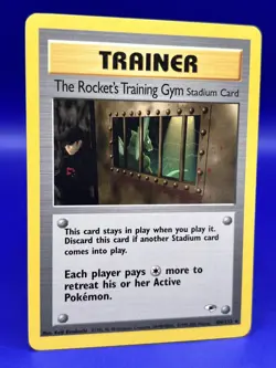 Pokemon Card Gym Heroes The Rocket's Training Gym 104/132 - MP - Image 3