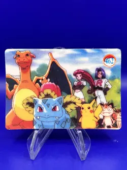 Vintage Rare Pokemon Vending Prism Sticker Card #466 Music Party Psyduck NM - Image 4