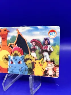 Vintage Rare Pokemon Vending Prism Sticker Card #466 Music Party Psyduck NM - Image 5