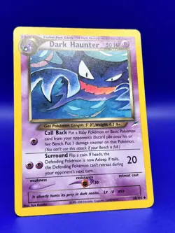 Pokemon Card Neo Destiny Dark Haunter 36/105 Uncommon Unlimited LP- - Image 3