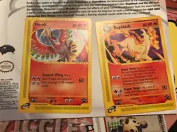 Pokemon Scan-Tastic Ho-Oh and Rapidash Card CARDS Set NEW - Image 2