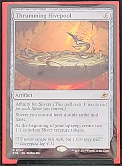 MTG Thrumming Hivepool Artifact -Edge of Eternities #247 Regular Rare - Image 1