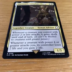 MacCready, Lamplight Mayor ~ Commander: Fallout [ NearMint ] [ Magic MTG ] Rare - Image 3