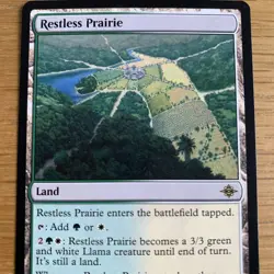 Restless Prairie ~ The Lost Caverns of Ixalan [ NM ] [ Magic MTG ] Rare Card - Image 2