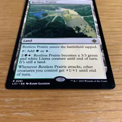 Restless Prairie ~ The Lost Caverns of Ixalan [ NM ] [ Magic MTG ] Rare Card - Image 3