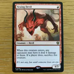 Vexing Devil ~ Ultimate Masters [ EX ] [ Magic MTG ] Rare Card - Image 1