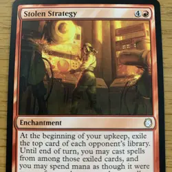 Stolen Strategy ~ Commander: Fallout [ NearMint ] [ Magic MTG ] Rare Card - Image 2