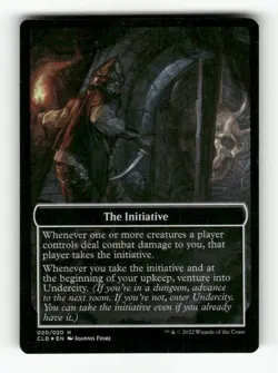 The Initiative // Undercity Double-Sided Token 20 NM Foil T MTG Magic Commander - Image 1