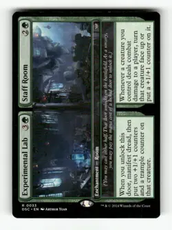 Experimental Lab // Staff Room 33 NM NF Rare Enchantment MTG Duskmourn: House of - Image 1