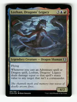 Lozhan, Dragons' Legacy 281 NM Foil U MTG Magic Commander Legends: Battle for Ba - Image 1