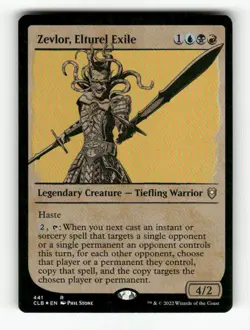 Zevlor, Elturel Exile (Showcase) 441 NM Foil R MTG Magic Commander Legends: Batt - Image 1