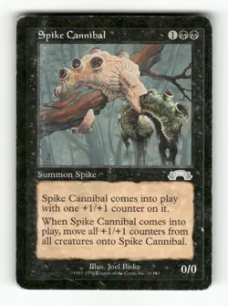 Spike Cannibal 75 NM Normal U MTG Magic Exodus - Image 1