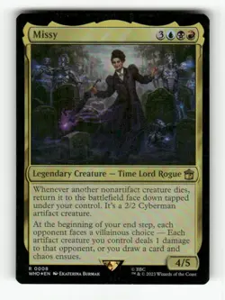 Missy 8 NM Foil R MTG Magic Universes Beyond: Doctor Who - Image 1