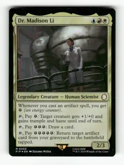 Dr. Madison Li 3 NM Foil M MTG Magic Universes Beyond: Fallout - Image 1