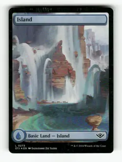 Island (0273) 273 NM Foil L MTG Magic Outlaws of Thunder Junction - Image 1