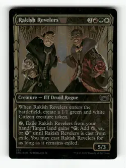 Rakish Revelers (Showcase) 328 NM Foil C MTG Magic Streets of New Capenna - Image 1