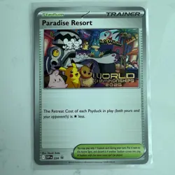 Paradise Resort 2025 World Championships ENGLISH Promo SVP 224 NM Pokemon Card - Image 1