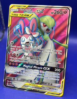 2019 Pokemon Sm-Unbroken Bonds Gardevoir & Sylveon GX (Full Art) 204/214 Holo NM - Image 3