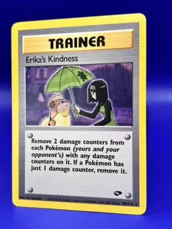 Pokemon Card Gym Challenge RARE Erika's Kindness 103/132 LP - Image 2