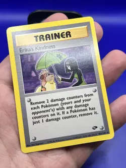 Pokemon Card Gym Challenge RARE Erika's Kindness 103/132 LP - Image 4