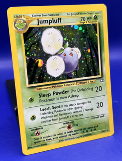 2000 Pokemon Card Neo Genesis Jumpluff 7/111 Holo Rare MP - Image 2