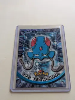 Topps Pokemon Tentacool #72 1999 TV Animation Edition Non Holo Black Logo LP - Image 1