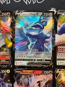 Pokemon SWSH V Bundle 13 Cards - Dialga/Palkia/Raikou/Giratina/Reshiram/etc - Image 3