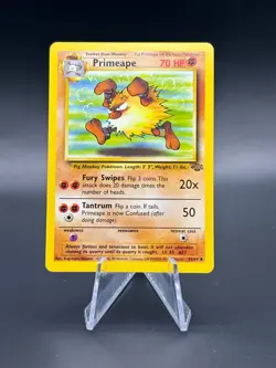 Primeape NM/LP Jungle Set 43/64 Unlimited Uncommon 1999 WOTC Pokemon card - Image 1