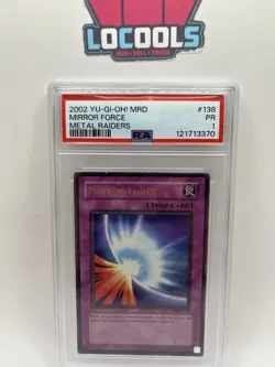Yugioh Metal Raiders MRD-138 Mirror Force Ultra Rare PSA 1 PR - Image 1