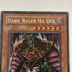 YuGiOh Dark Ruler Ha Des MC1-EN006 Limited Edition Secret Rare NM - Image 2