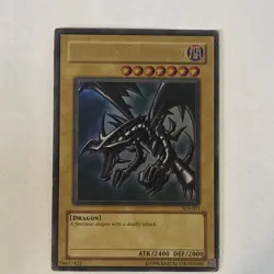MP! Yugioh Red-Eyes Black Dragon SDJ-001 Unlimited Edition Holo Rare Yu-Gi-Oh MP - Image 1