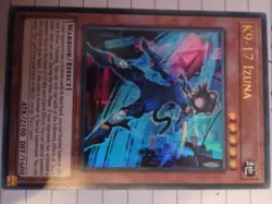 K9-17 Izuna Yu-Gi-Oh Ultra Rare 1st Edition JUSH-EN031 Yugioh Justice Hunters - Image 1